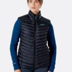 Rab Mont 626R0114 | Rab cirrus yalıtımlı yelek siyah kadınlar