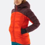 Rab Mont 626R0125 | Rab nötrino pro kuş tüyü ceket derin funda/kırmızı greyfurt kadınlar