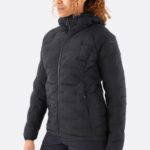 Rab Mont 626R0133 | Rab arşın streç kapüşonlu abanoz kadınlar