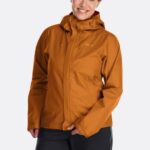 Rab Mont 626R0157 | Rab sağanak eko su geçirmez ceket marmelat kadınlar