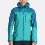 Rab Mont 626R0203 | Rab zanskar gore-tex® ceket lacivert/akuamarin kadınlar