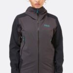 Rab Mont 626R0213 | Rab kinetik alp 2.0 su geçirmez ceket antrasit kadınlar