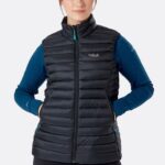 Rab Mont 626R041 | Rab mikrolight kuş tüyü yelek siyah kadınlar