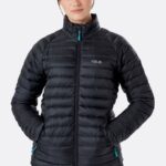 Rab Mont 626R045 | Rab mikrolight kuş tüyü ceket siyah kadınlar