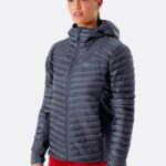 Rab Mont 626R060 | Rab cirrus flex 2.0 yalıtımlı kapüşonlu ceket çelik kadınlar