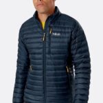 Rab Mont 626R0746 | Rab mikrolight kuş tüyü ceket Beluga erkekler