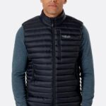 Rab Mont 626R0767 | Rab mikrolight kuş tüyü yelek siyah erkekler