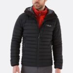 Rab Mont 626R0787 | Rab sonsuzluk mikrolight kuş tüyü ceket siyah erkekler