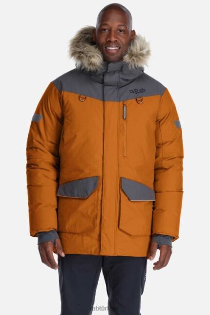 Rab Mont 626R0794 | Rab Arctus aşağı parka marmelat erkekler