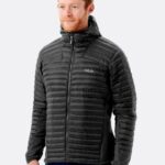 Rab Mont 626R0806 | Rab cirrus flex 2.0 yalıtımlı kapüşonlu ceket siyah erkekler