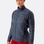 Rab Mont 626R085 | Rab cirrus flex 2.0 yalıtımlı ceket çelik kadınlar