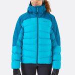 Rab Mont 626R090 | Rab sonsuzluk Alp kuş tüyü ceket lacivert/akuamarin kadınlar