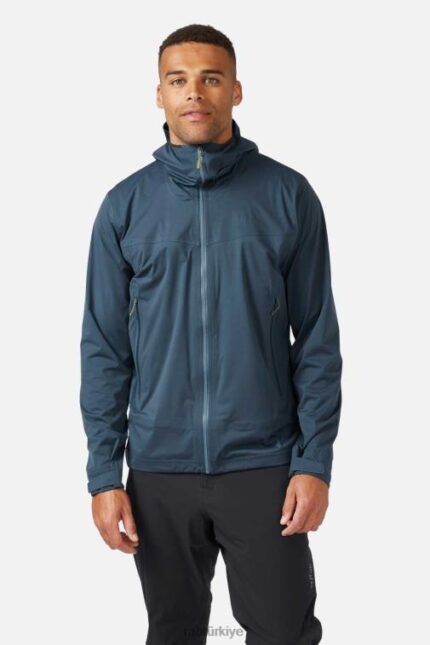 Rab Mont 626R0922 | Rab kinetik 2.0 su geçirmez ceket mavi gece erkekler
