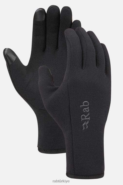 Rab Outdoor Türkiye 626R0623 | Rab güç streç temas eldiveni siyah üniseks - Görsel 1