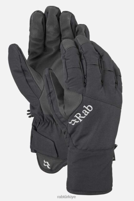 Rab Outdoor Türkiye 626R0658 | Rab cresta gore-tex® eldiven siyah/siyah üniseks