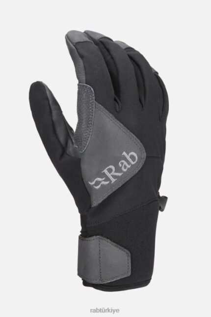 Rab Outdoor Türkiye 626R0668 | Rab hız kılavuzu eldiveni siyah üniseks