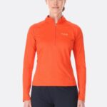 Rab Türkiye 626R0250 | Rab sonic ls zip kırmızı greyfurt kadınlar