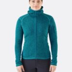 Rab Türkiye 626R0333 | Rab quest polar kapüşonlu marina mavisi kadınlar