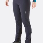 Rab Türkiye 626R0430 | Rab Softshell pantolona tırmanırken yükselen abanoz kadınlar