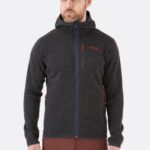 Rab Türkiye 626R0956 | Rab quest polar kapüşonlu antrasit erkekler