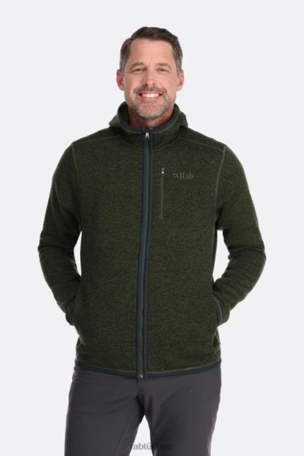 Rab Türkiye 626R0957 | Rab quest polar kapüşonlu ordu erkekler